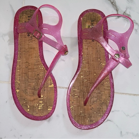 kate spade Shoes - Kate Spade Pink Jelly Sandals